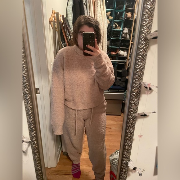 Abercrombie & Fitch Soft AF collection Teddy/Sherpa Set - Picture 1 of 10